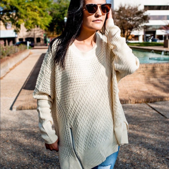 Light Taupe Sweater - Picture 2 of 2